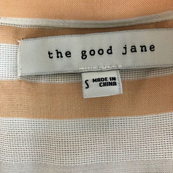 NWT The Good Jane Sun Ray Bow Top Peach S - Picture 9 of 10